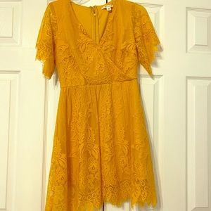 Yellow Laced Dress